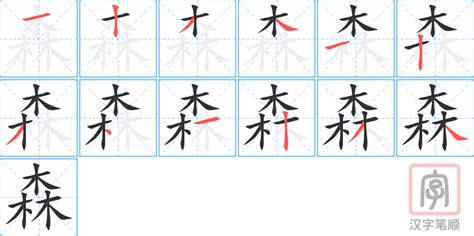 森 五行|康熙字典：森的字义解释，拼音，笔画，五行属性，森的起名寓意。